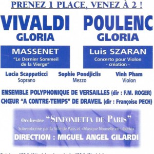 Gloria et Vivaldi 1999