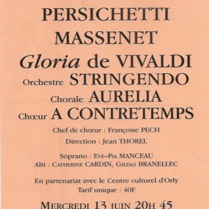 Gloria et Vivaldi 2001