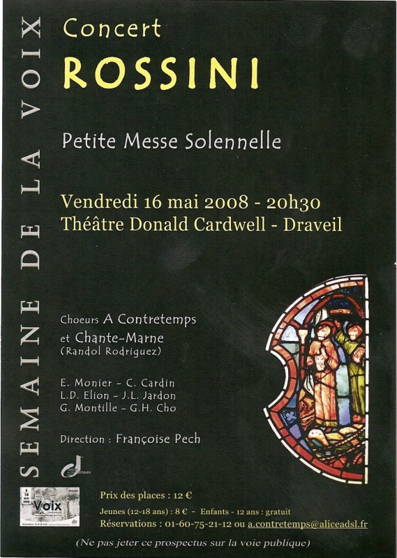 Semaine de la voix Rossini 2008
